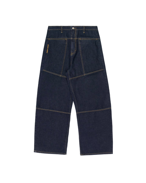 Panelled Jeans - Indigo