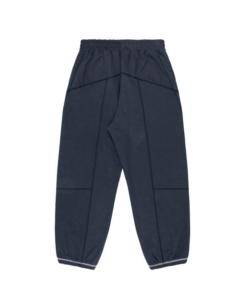 Reverse Stitch Joggers - Navy