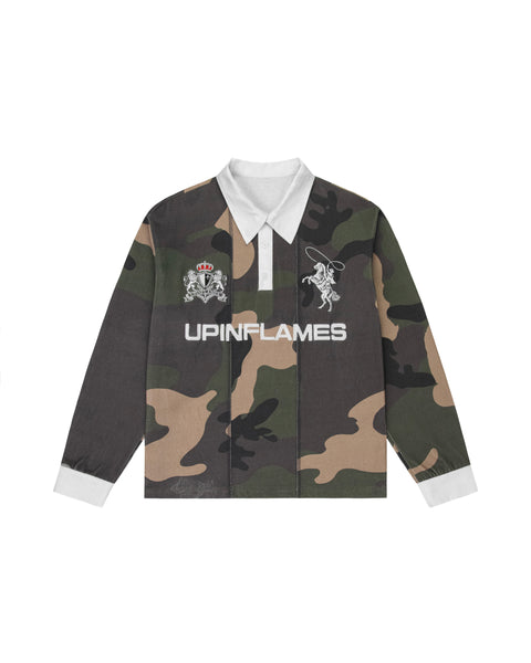 Long-sleeve Polo - Camo