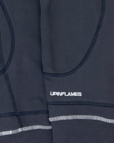 Reverse Stitch Crew Neck - Navy
