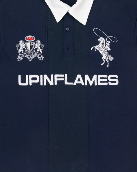 Long-sleeve Polo - Navy