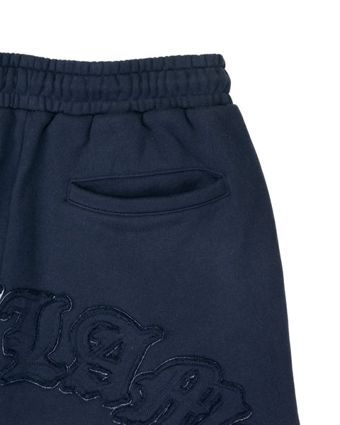 Appliqué Shorts - Navy