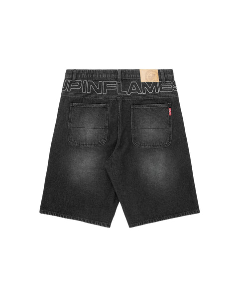 Yoke Logo Jorts - Black