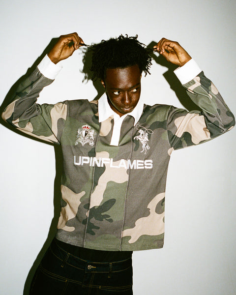 Long-sleeve Polo - Camo