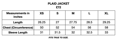 Plaid Track Jacket