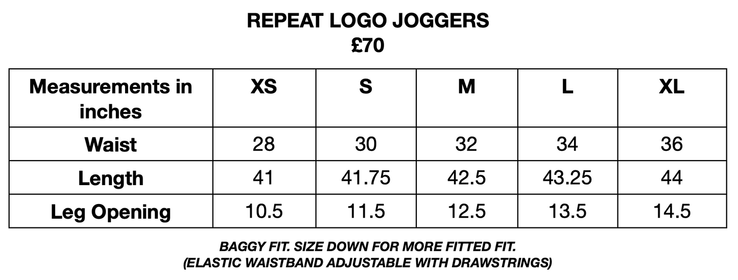 Repeat Logo Joggers - Grey