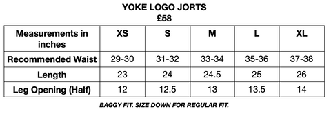 Yoke Logo Jorts - Indigo