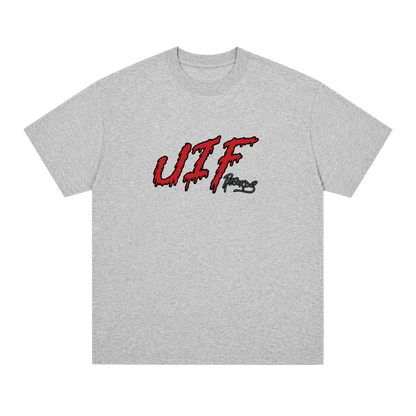 UIF Records Tee - Heather Grey