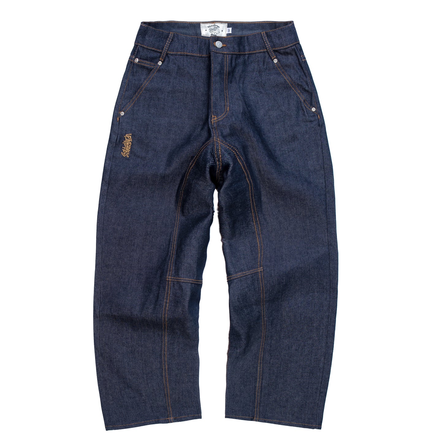 Wide Fit Jeans - Raw Indigo