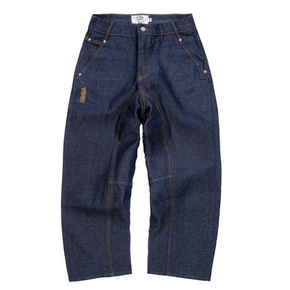 Wide Fit Jeans - Raw Indigo