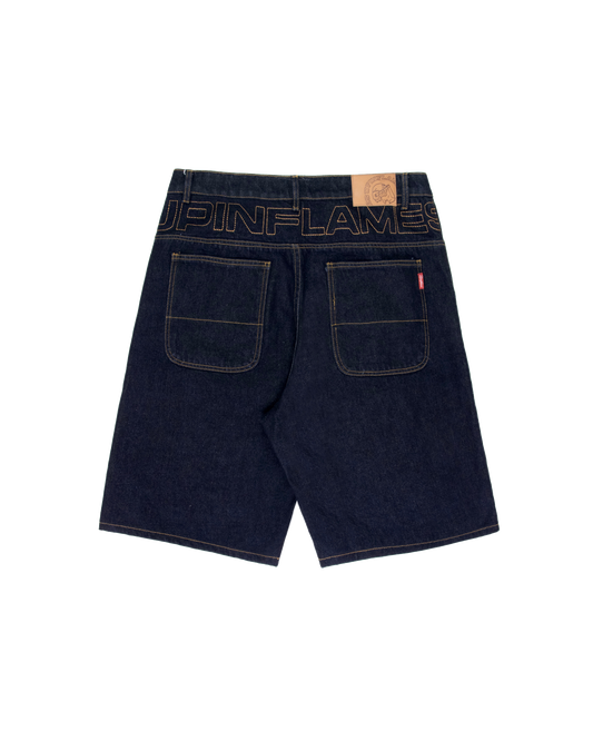 Yoke Logo Jorts - Indigo