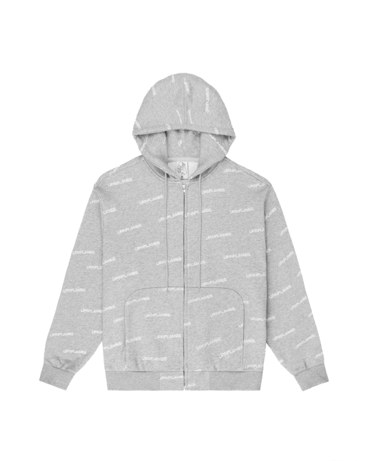 Repeat Logo Hoodie - Grey