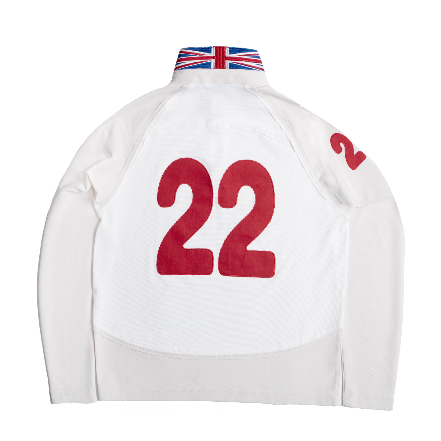 Union Jack Polo LS - White/Off-white