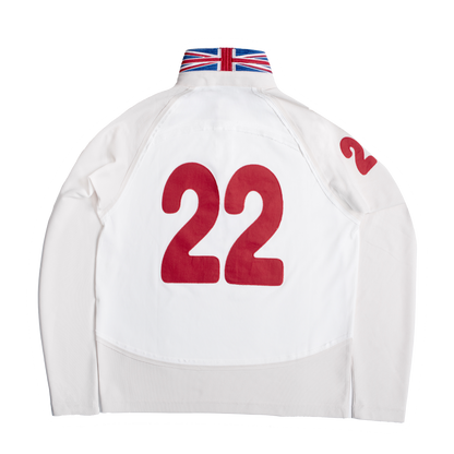 Union Jack Polo LS - White/Off-white