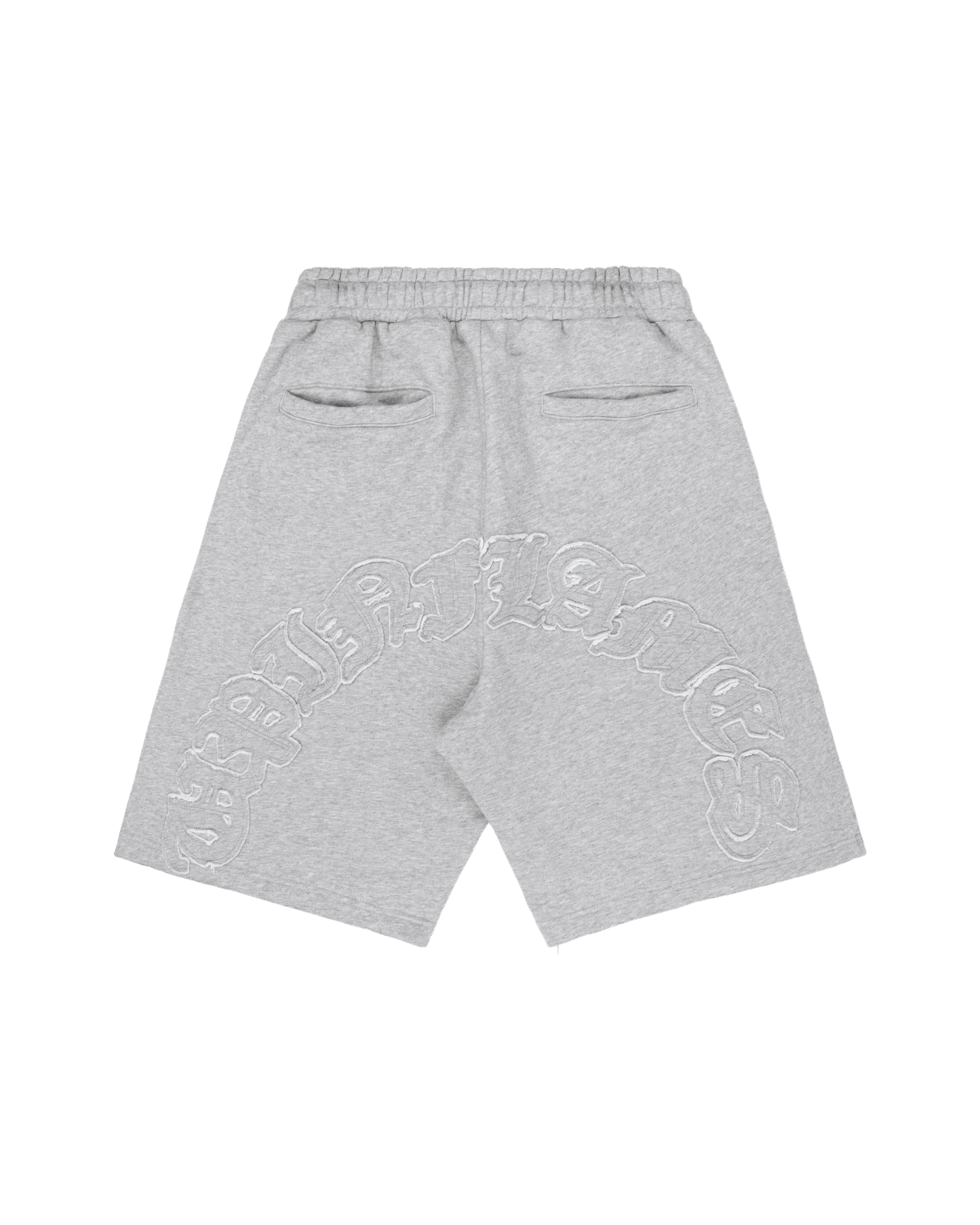 Appliqué Shorts - Grey
