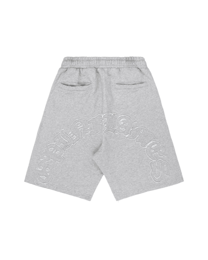 Appliqué Shorts - Grey