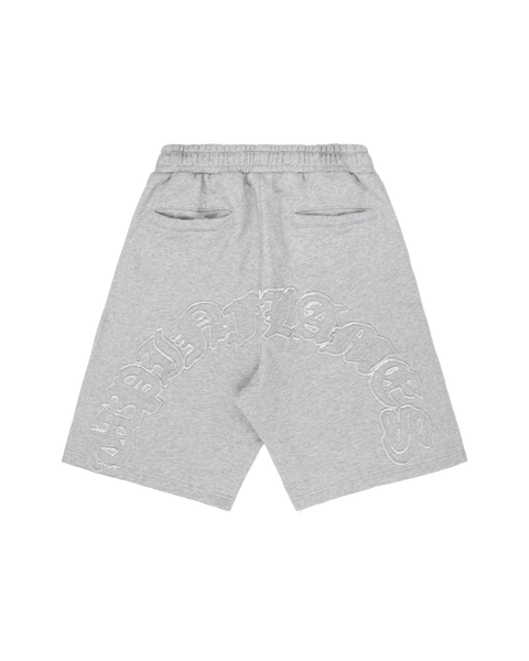 Appliqué Shorts - Grey