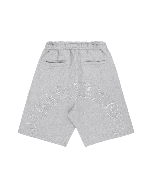 Appliqué Shorts - Grey