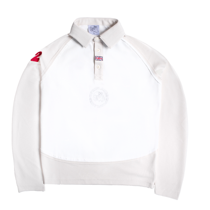 Union Jack Polo LS - White/Off-white