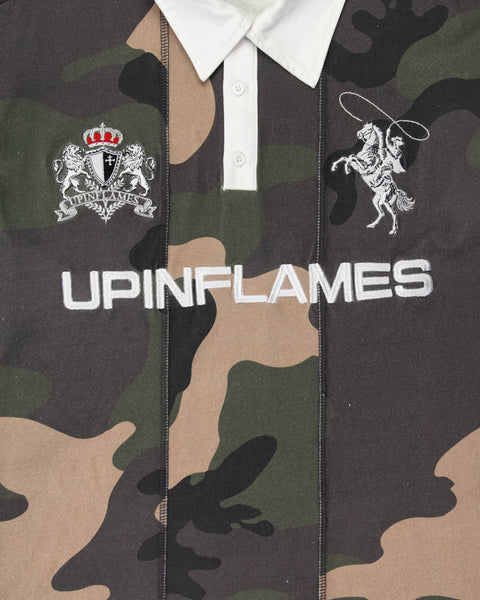 Long-sleeve Polo - Camo