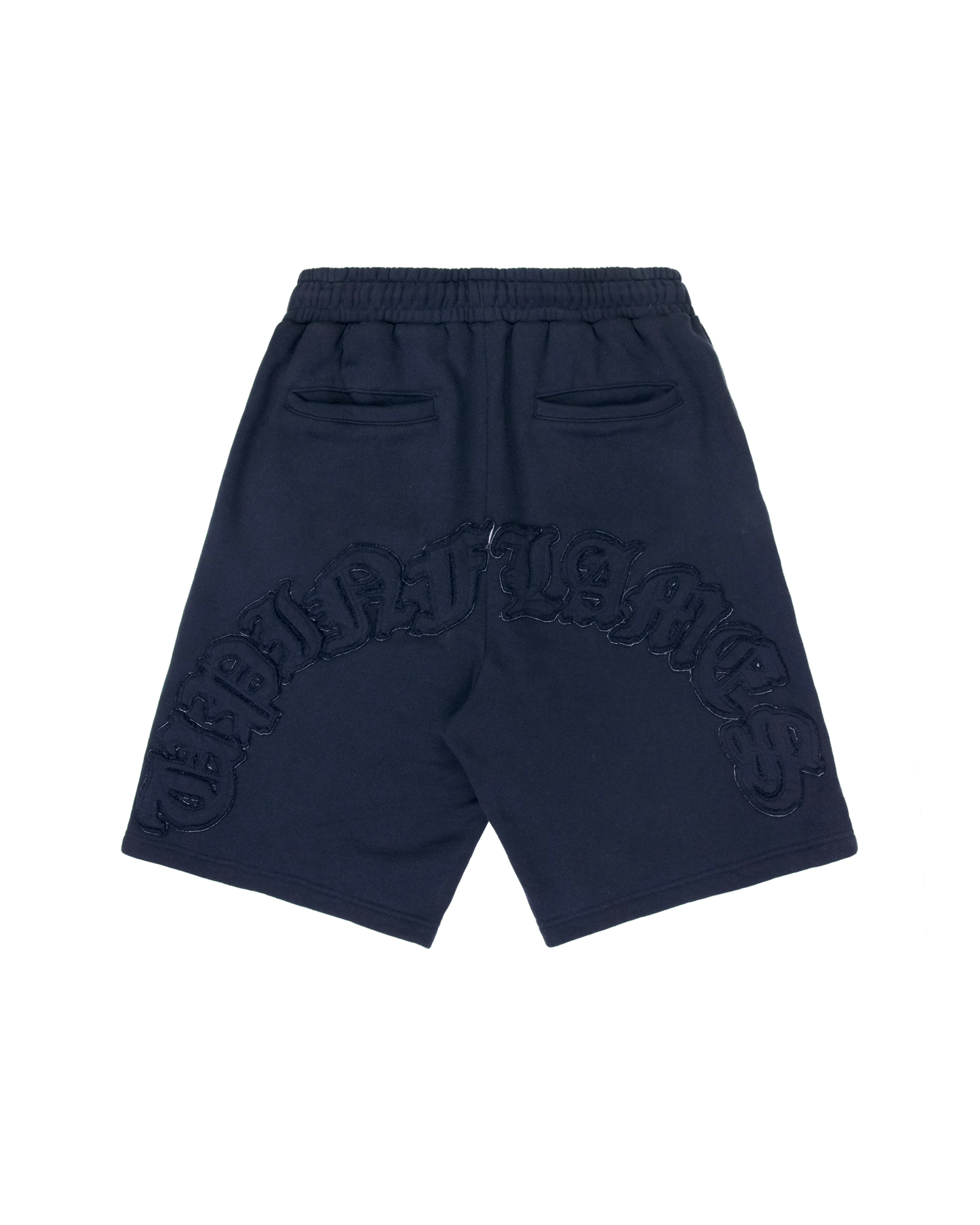 Appliqué Shorts - Navy