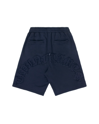 Appliqué Shorts - Navy