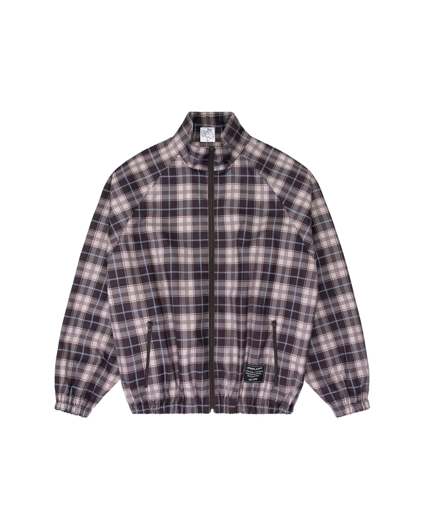 Plaid Track Jacket
