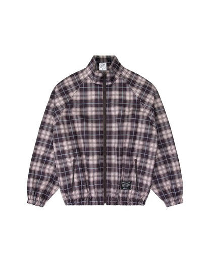 Plaid Track Jacket