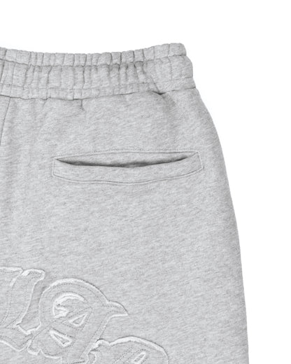 Appliqué Shorts - Grey