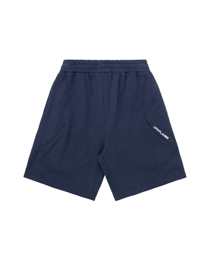 Panelled Shorts - Navy
