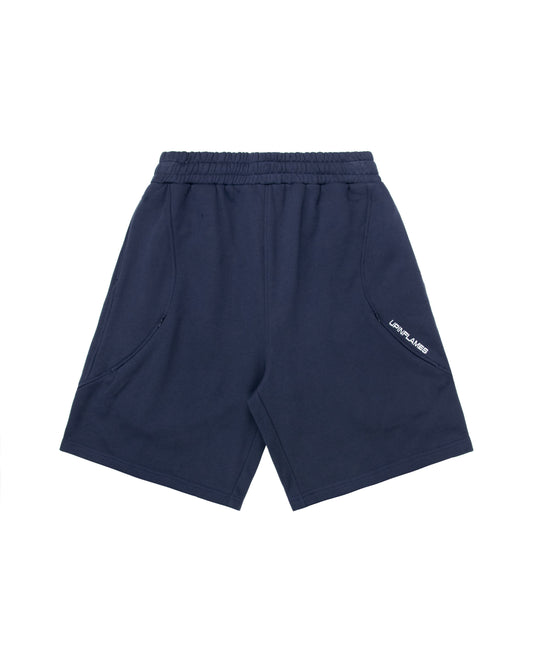 Panelled Shorts - Navy