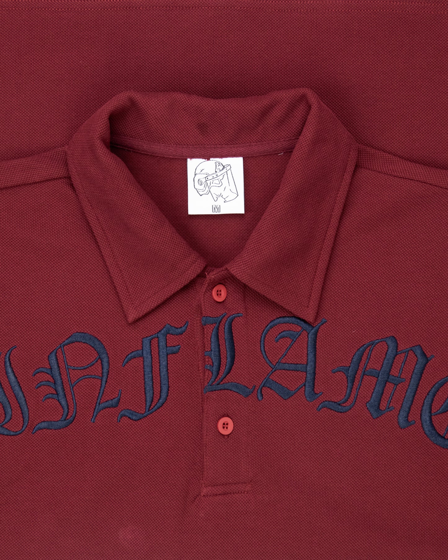Old English Polo - Burgundy/ Navy