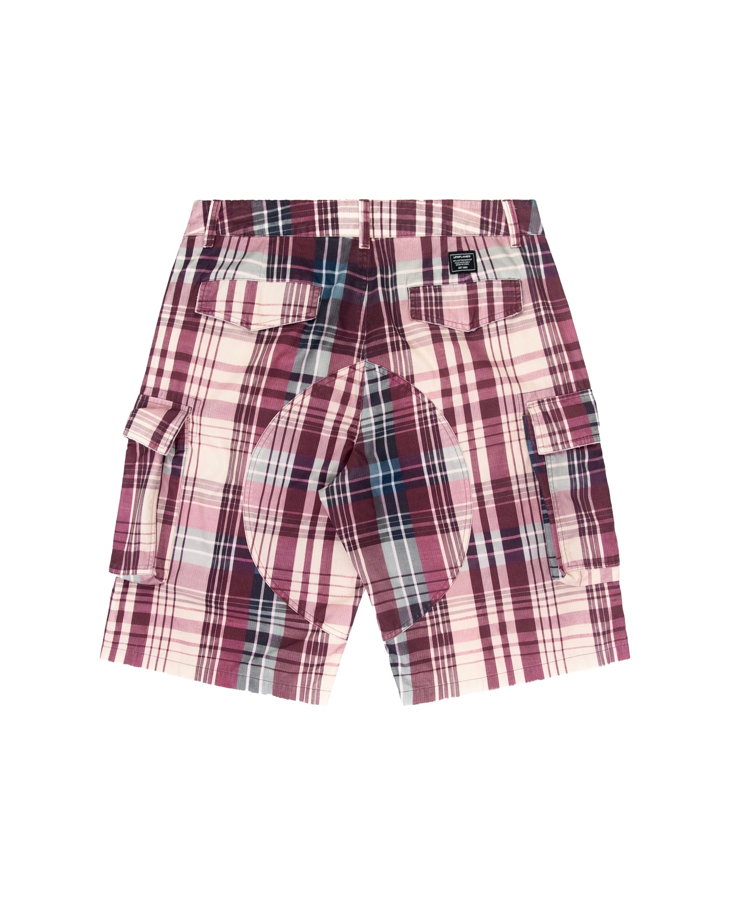 Plaid Cargo Shorts