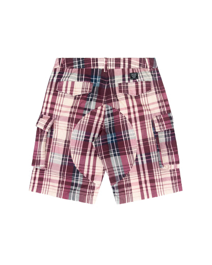 Plaid Cargo Shorts