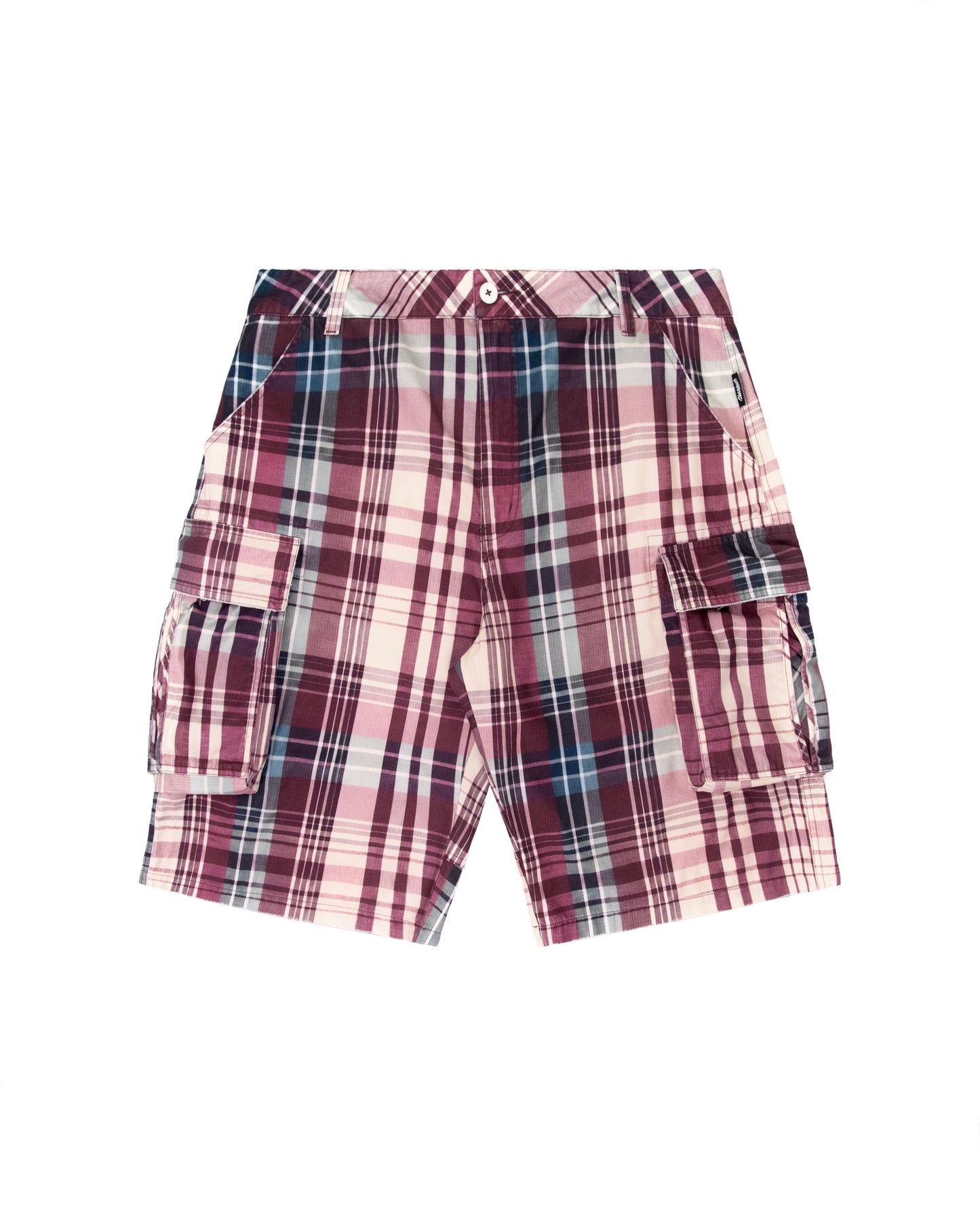 Plaid Cargo Shorts