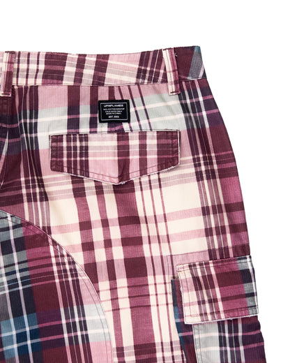 Plaid Cargo Shorts