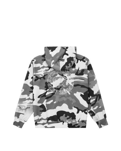 Waffle Zip-up Hoodie - Grey Camo