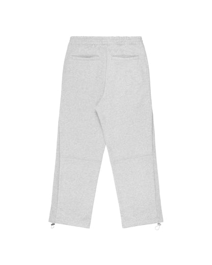 Ribbed Panel Joggers - Grey
