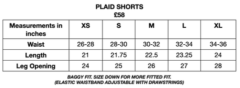 Plaid Shorts