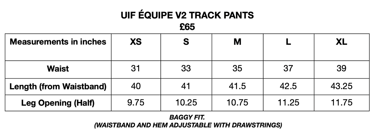 UIF Équipe V2 Track Pants - Navy/White