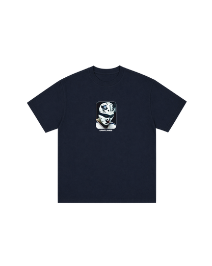Mask Tee - Navy