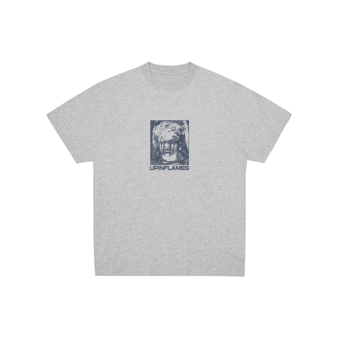 Crying Tee - Heather Grey